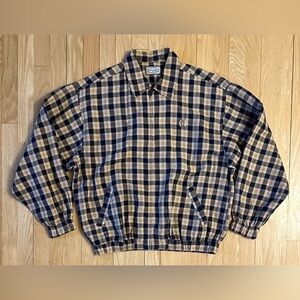 Vintage 90s Bugle Boy For Her Plaid Zip Up Jacket Women’s Size L